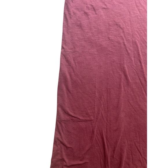 Toad & Co Small Maroon Dress w/ Pockets Stretch‎ Lyocell Organic Cotton - Picture 2 of 5